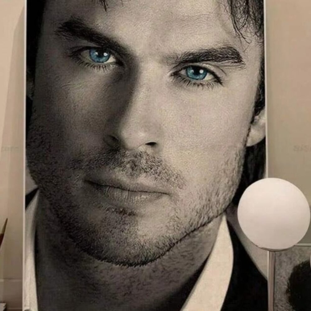 Ian Somerhalder 50X70cm Canvas